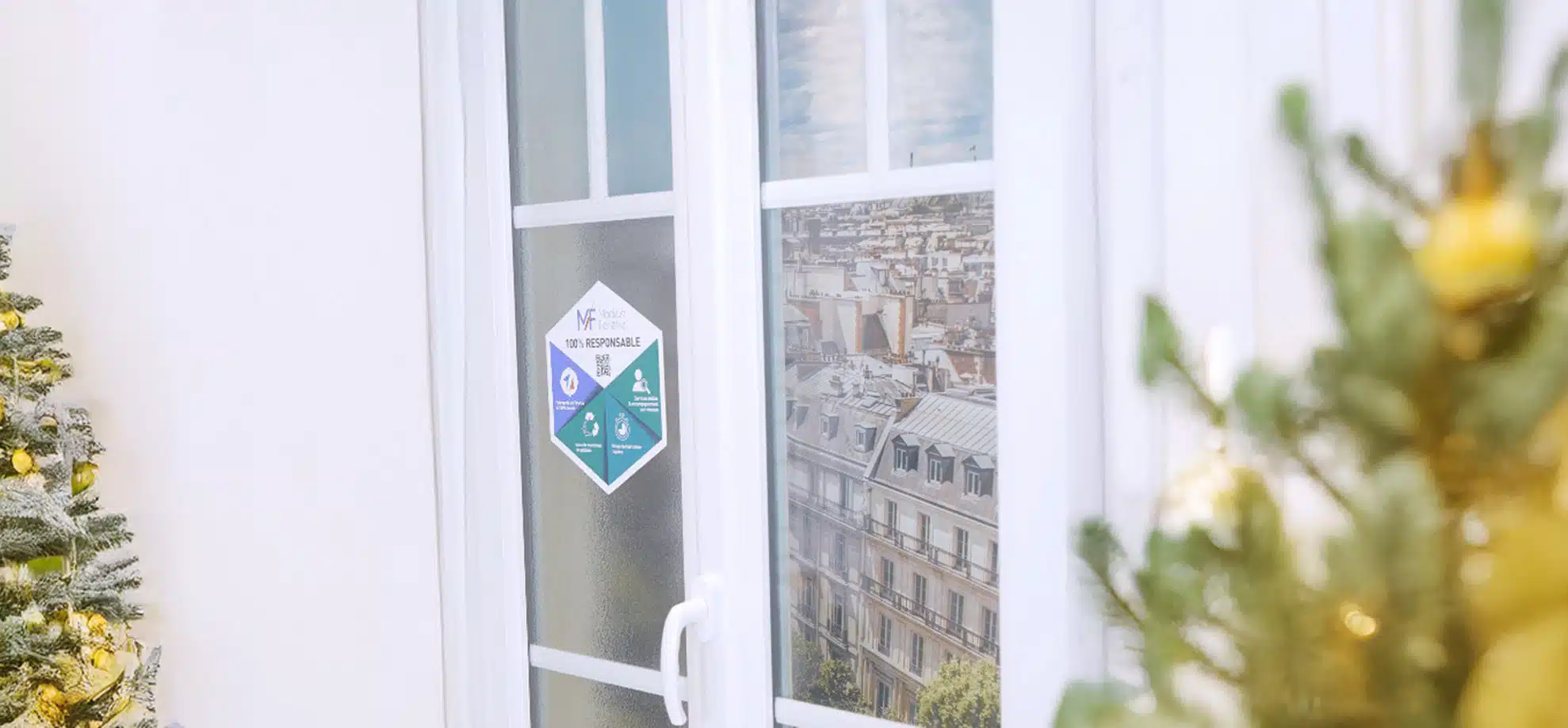 Fenêtre rénovée pour isolation phonique d'un appartement parisien